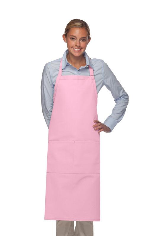 Cardi / DayStar Pink Deluxe XL Butcher Adjustable Apron (2 Pockets)