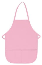 Cardi / DayStar Pink Kid's XL Bib Apron (2 Pockets)