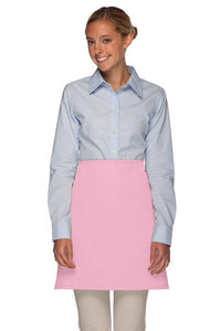 Cardi / DayStar Pink Half Bistro Apron (No Pockets)