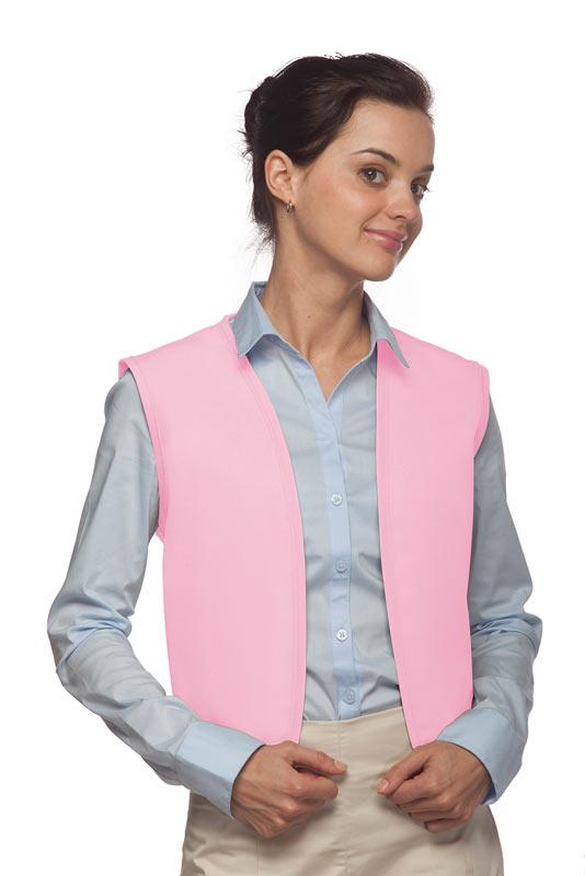 Cardi / DayStar Pink No Buttons Unisex Vest with No Pockets