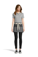 UT Black Collection Pinstripe Denim / Natural Beltway Waist Apron (3 Pocket)