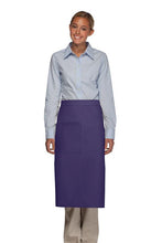 Cardi / DayStar Purple Full Bistro Apron (1 Pocket)