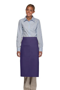 Cardi / DayStar Purple Full Bistro Apron (1 Pocket)