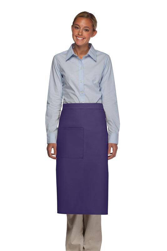 Cardi / DayStar Purple Full Bistro Apron (1 Pocket)