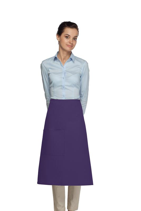 Cardi / DayStar Purple 3/4 Bistro Apron (1 Pocket)