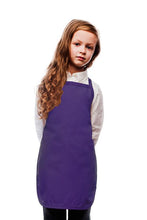 Cardi / DayStar Purple Kid's Bib Apron (No Pockets)