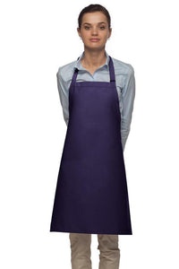 Cardi / DayStar Purple Deluxe Bib Adjustable Apron (No Pockets)