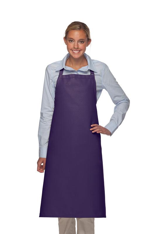 Cardi / DayStar Purple Deluxe XL Butcher Adjustable Apron (No Pockets)