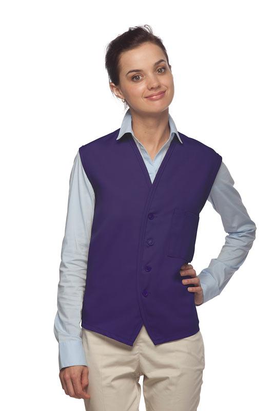 open lace back dress Men's Purple Paisley Vest with Neck Tie L / Purple main image 1