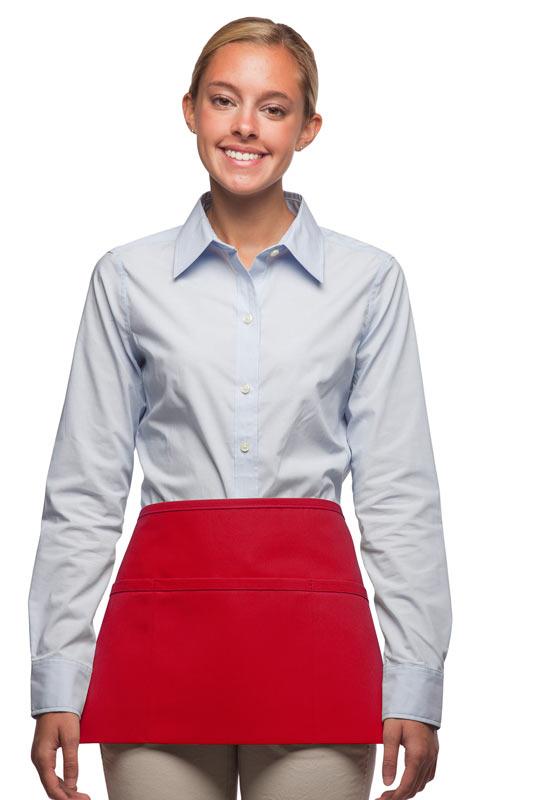 Cardi / DayStar Red Deluxe Waist Apron (3 Pockets)