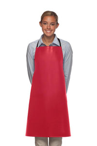 Cardi / DayStar Red Deluxe Vinyl Apron (No Pockets)