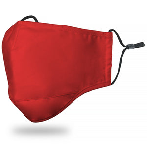 CARDI Kids "Solid" Red Face Mask