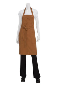 Chef Works Nutmeg Rockford Bib Apron