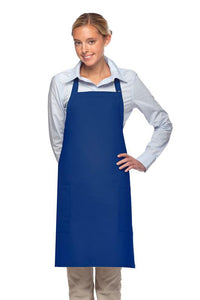Cardi / DayStar Royal Blue Deluxe Bib Adjustable Apron (2 Pockets)