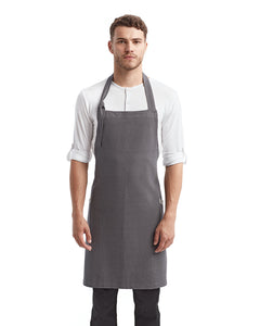 Grey Denim ‘Regenerate’ Sustainable Bib Apron (2 Pockets)