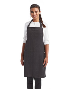 Black Denim ‘Regenerate’ Sustainable Bib Apron (2 Pockets)