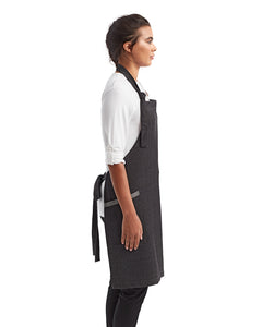 Black Denim ‘Regenerate’ Sustainable Bib Apron (2 Pockets)