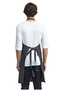 Artisan Collection by Reprime Black Denim Bib Adjustable Apron (4 Pocket Pouch)