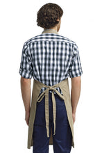 Artisan Collection by Reprime Khaki Bib Adjustable Apron (4 Pocket Pouch)