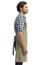 Artisan Collection by Reprime Khaki Bib Adjustable Apron (4 Pocket Pouch)