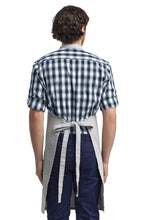 Artisan Collection by Reprime Silver Bib Adjustable Apron (4 Pocket Pouch)