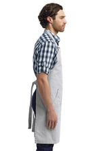 Artisan Collection by Reprime Silver Bib Adjustable Apron (4 Pocket Pouch)