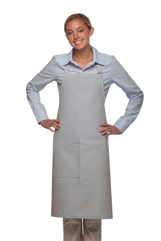 Cardi / DayStar Silver Deluxe Butcher Adjustable Apron (1 Pocket)