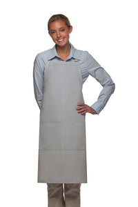 Cardi / DayStar Silver Deluxe Butcher Adjustable Apron (2 Pockets)