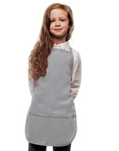 Cardi / DayStar Silver Kid's Bib Apron (2 Pockets)