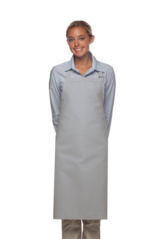 Cardi / DayStar Silver Deluxe Butcher Adjustable Apron (No Pockets)