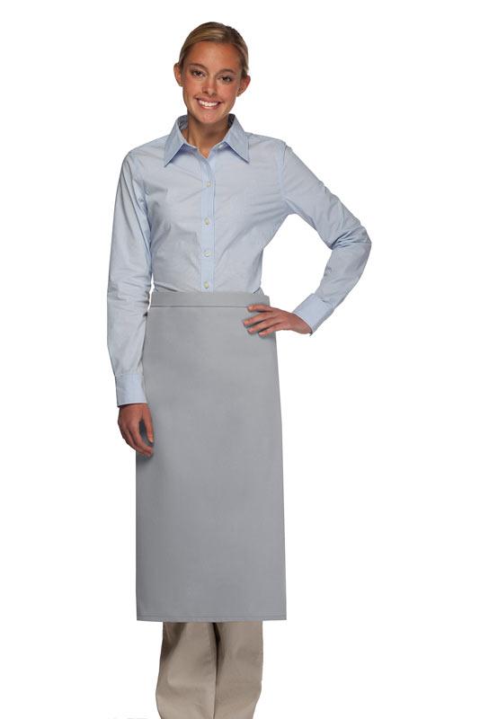 Cardi / DayStar Silver Full Bistro Apron (No Pockets)