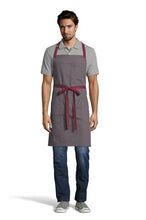 UT Black Collection Slate w/ Burgundy Ties Rebel Bib Apron (3 Pocket)