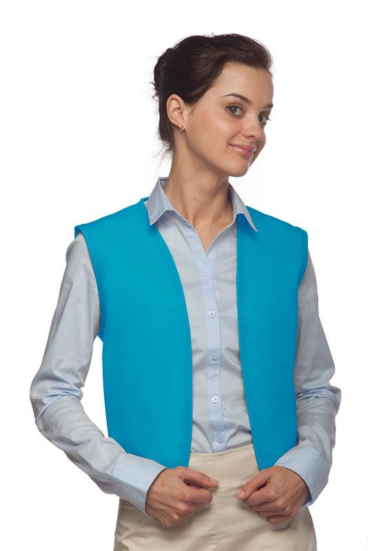 Cardi / DayStar Turquoise No Buttons Unisex Vest with No Pockets