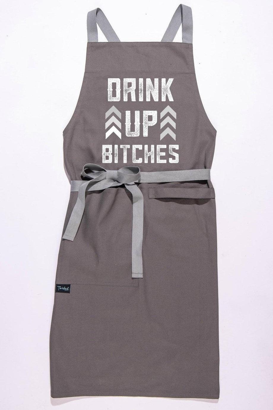 Twisted Wares Drink Up Bitches Apron