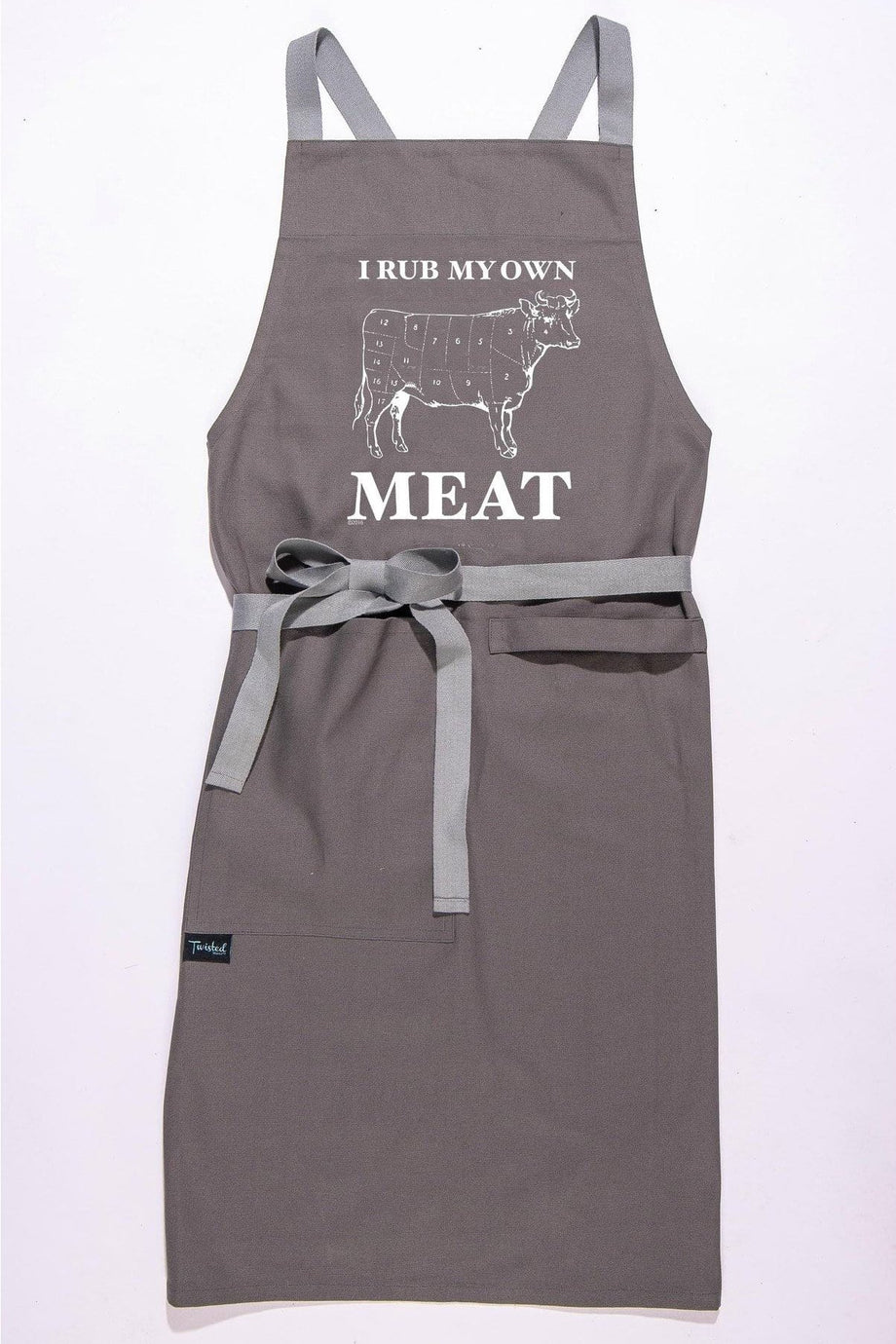 Twisted Wares I Rub My Own Meat Apron