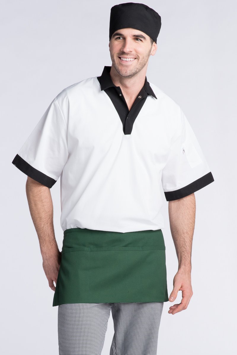 Uncommon Threads Hunter Green Waist Apron (3 Pockets)