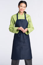 Uncommon Threads Navy Bib Apron (No Pockets)