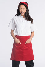 Uncommon Threads Red Half Bistro Apron (2 Pockets)