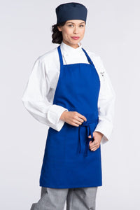 Uncommon Threads Royal Blue Bib Adjustable Apron (2 Patch Pockets)