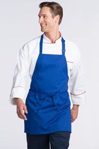 Uncommon Threads Royal Blue Bib Adjustable Apron (No Pockets)