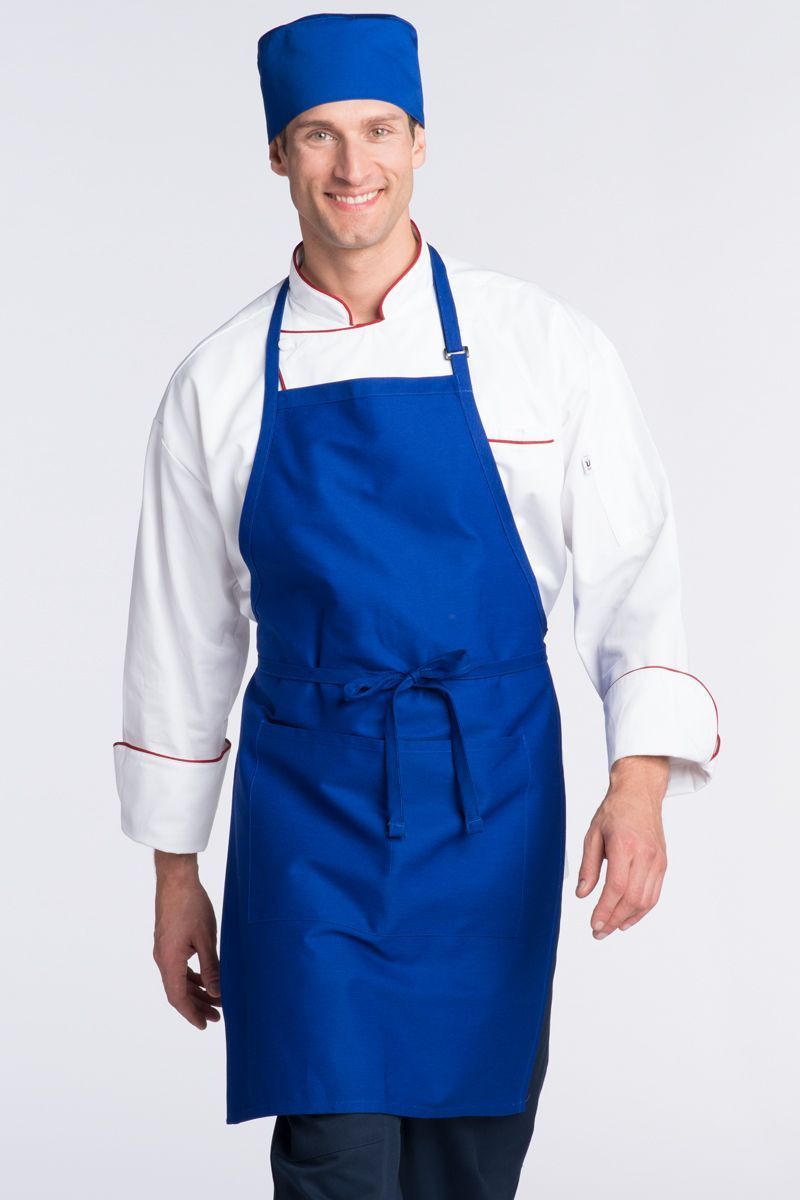 Uncommon Threads Royal Blue Butcher Adjustable Apron (2 Pockets)