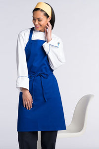 Uncommon Threads Royal Blue Bib Apron (No Pockets)