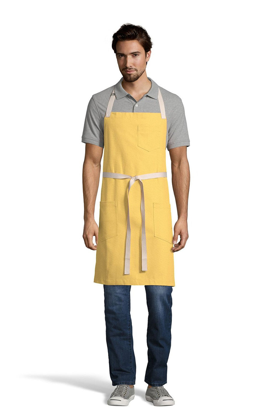 UT Black Collection Egg Vibe Bib Apron