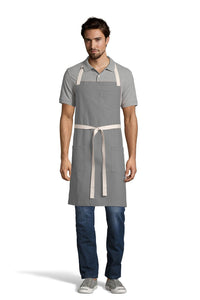 UT Black Collection Grey Vibe Bib Apron