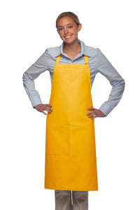 Cardi / DayStar Yellow Deluxe Butcher Adjustable Apron (1 Pocket)