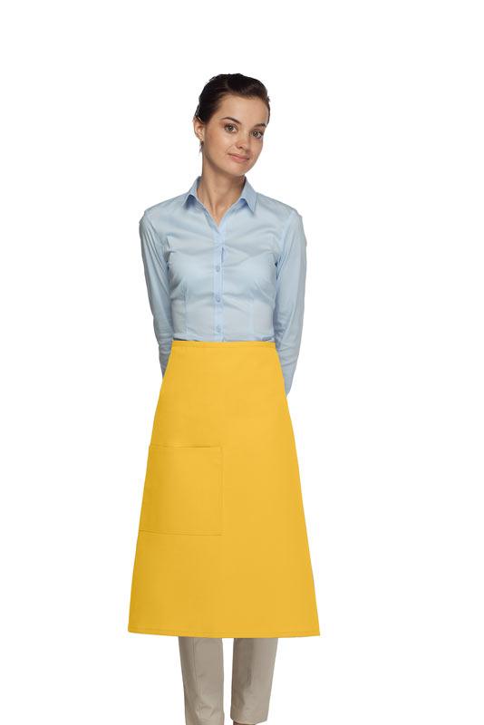 Cardi / DayStar Yellow 3/4 Bistro Apron (1 Pocket)