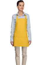 Cardi / DayStar Yellow Deluxe Deluxe Bib Adjustable Apron (3 Pockets)