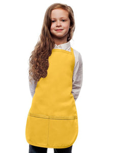 Cardi / DayStar Yellow Kid's Bib Apron (2 Pockets)