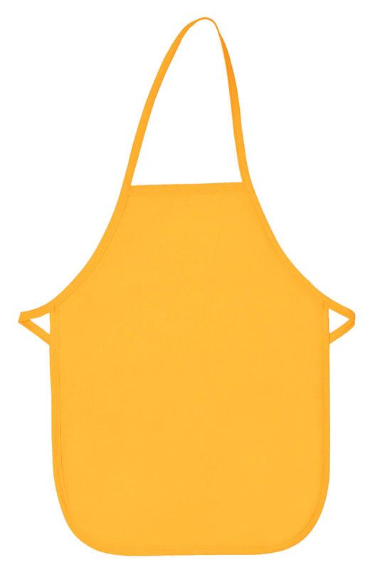Cardi / DayStar Yellow Kid's XL Bib Apron (No Pockets)