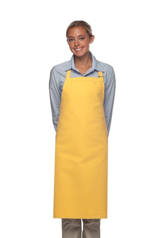 Cardi / DayStar Yellow Deluxe Butcher Adjustable Apron (No Pockets)